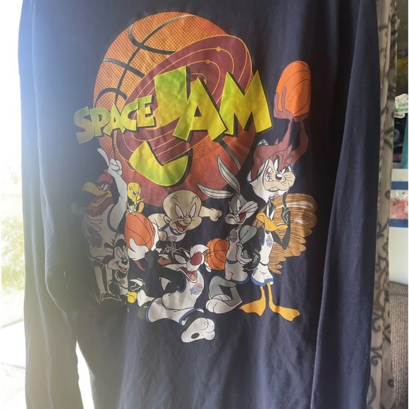 SPACE JAM XL VINTAGE LONG SLEEVE T SHIRT - Picture 3 of 6